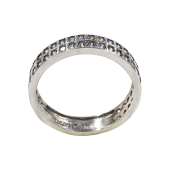 Σειρέ δαχτυλίδι λευκόχρυσο 14Κ - SD4593