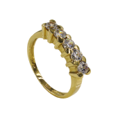 Σειρέ δαχτυλίδι χρυσό 14Κ - SD5050