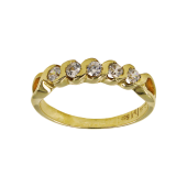 Σειρέ δαχτυλίδι χρυσό 14Κ - SD5233