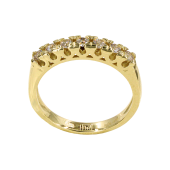 Σειρέ δαχτυλίδι χρυσό 14Κ - SD52334