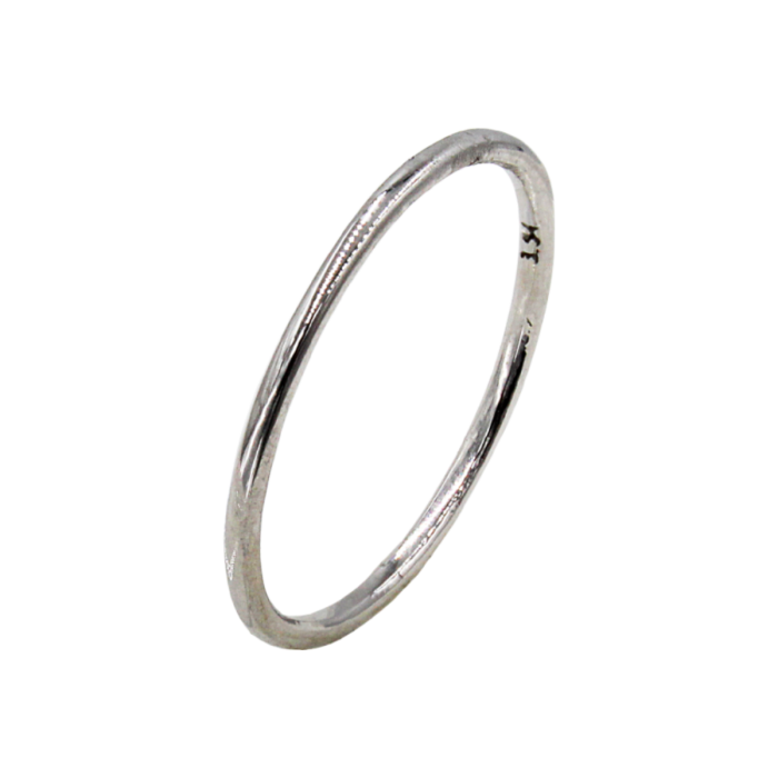 Δαχτυλίδι βέρα λευκόχρυσο 14Κ - D2218L