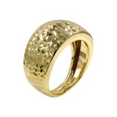 Δαχτυλίδι Χρυσό Σφυρήλατο 14Κ - D1077