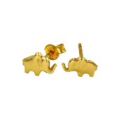 Σκουλαρίκια ελεφαντάκια χρυσά 14Κ - PSK1050