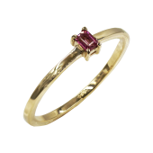 Δαχτυλίδι Χρυσό Με Ζιργκόν Πέτρα 14Κ - D1086