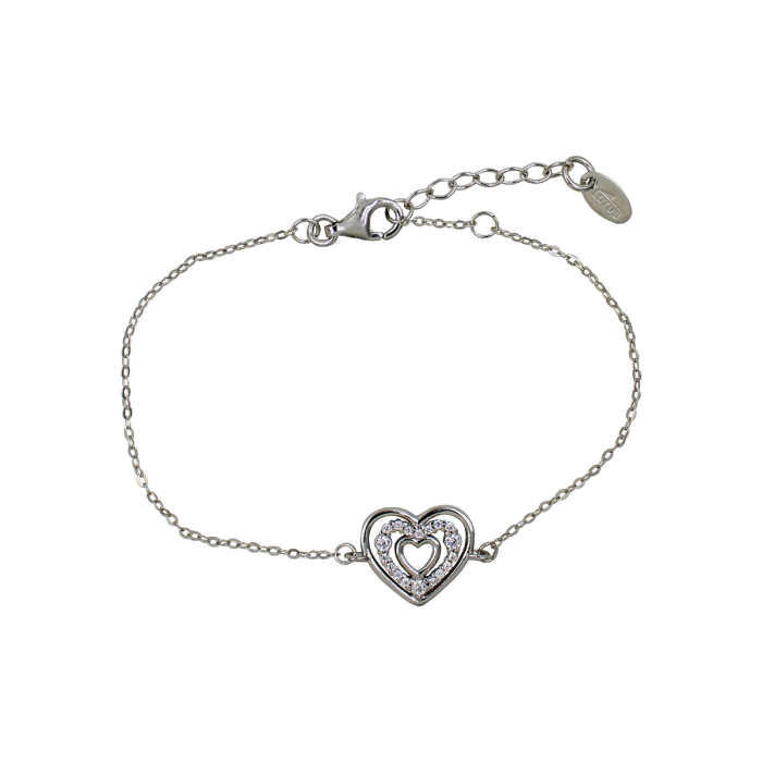 Lotus Silver Womans Heart Βραχιόλι - LP3143-2/1