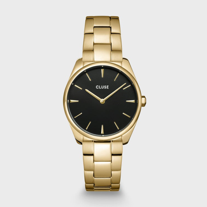 CLUSE Feroce Petite Steel Black, Gold - CW11208