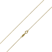 Αλυσίδα Στρόγγυλη Διαμανταρισμένη No2 Χρυσή 14Κ 1,0χιλ - AL2009