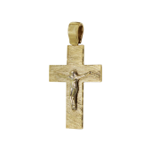 Ανδρικός Χρυσός Σταυρός 14Κ - ST1623
