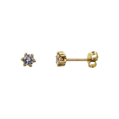 Σκουλαρίκια Χρυσά 14Κ Με Ζιργκόν Πέτρες - S1197