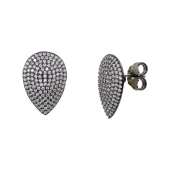 Σκουλαρίκια Ασημένια Drops - SLV1046LB