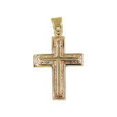 Ανδρικός Χρυσός Σταυρός 14Κ - ST1639
