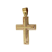 Ανδρικός Χρυσός Σταυρός 14Κ - ST1639