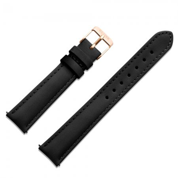 CLUSE Strap 16mm Black, Rose Gold - CS1408101024