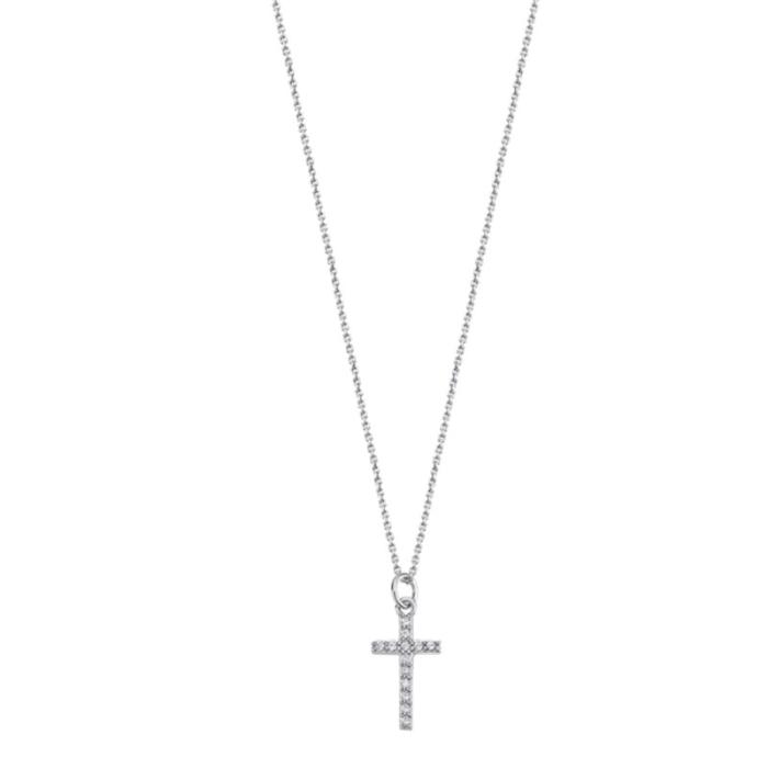 Lotus Silver Γυναικείος Σταυρός Με Αλυσίδα - LP3066-1/1