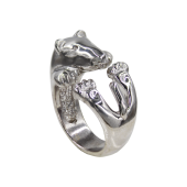 Δαχτυλίδι Βear Ασημένιο - SLV1075