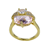 Δαχτυλίδι Ασημένιο Pink No54 - SLV1091