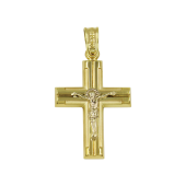 Ανδρικός Χρυσός Σταυρός 14Κ - ST1653