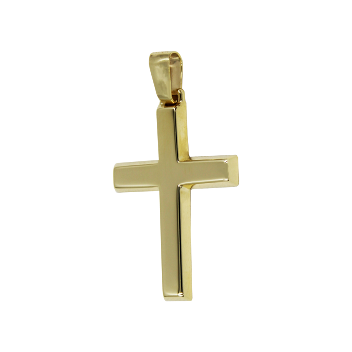 Ανδρικός Χρυσός Σταυρός 14Κ - ST1668