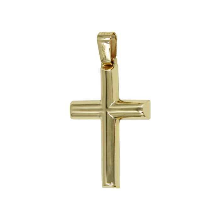 Ανδρικός Χρυσός Σταυρός 14Κ - ST1670