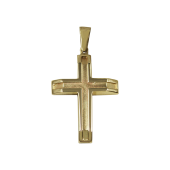 Ανδρικός Χρυσός Σταυρός 14Κ - ST1687