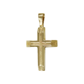Ανδρικός Χρυσός Σταυρός 14Κ - ST1687