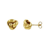 Σκουλαρίκια Κόμπος Χρυσά 14Κ - S1226