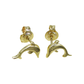 Σκουλαρίκια Δελφίνια Χρυσά 9Κ - PSK1122