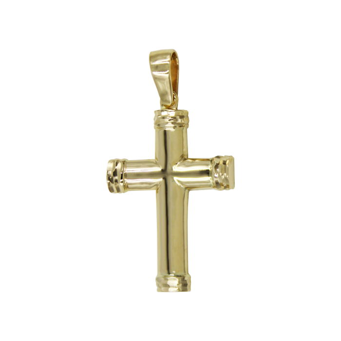 Ανδρικός Χρυσός Σταυρός 14Κ - ST1694