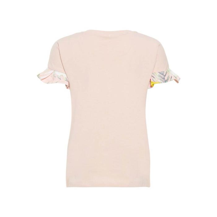 Μπλούζα μακό κορίτσι Name it -13165554-PINK organic cotton