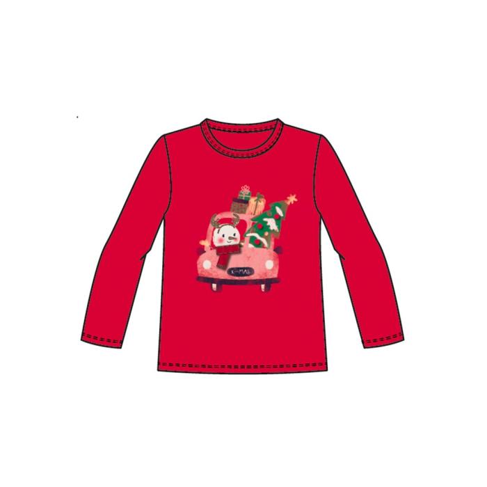 Μπλούζα μπεμπέ christmas Name it -13184142-JR organic cotton