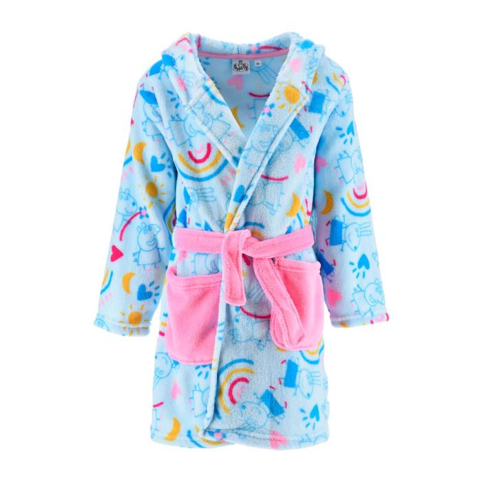 Ρόμπα fleece κορίτσι Peppa Pig-HW2056-TURQUO