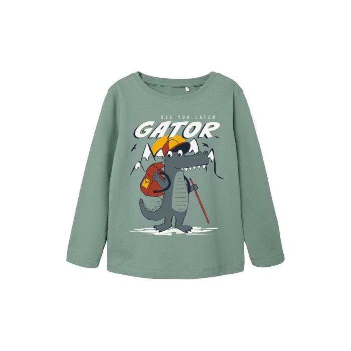 Μπλούζα μακό αγόρι name it-13206620- Iceberg Green
