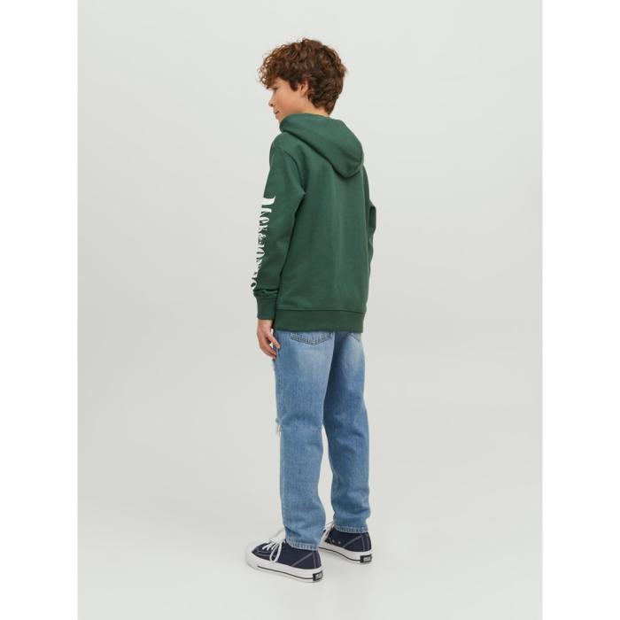 Μπλούζα φούτερ αγόρι JACK & JONES-12235690-Trekking Green