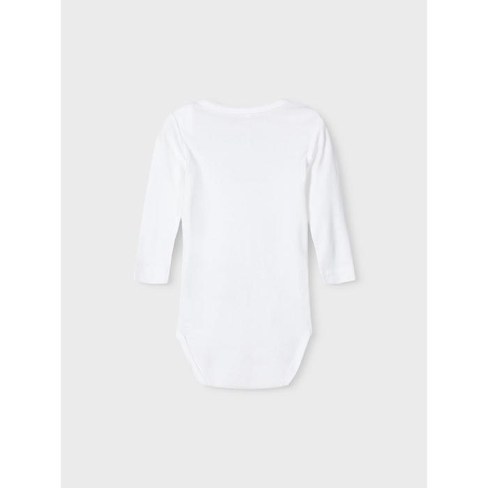 Σετ 3 τεμ. φορμάκια μπεμπέ unisex Name it-13209203-Bright White-organic cotton