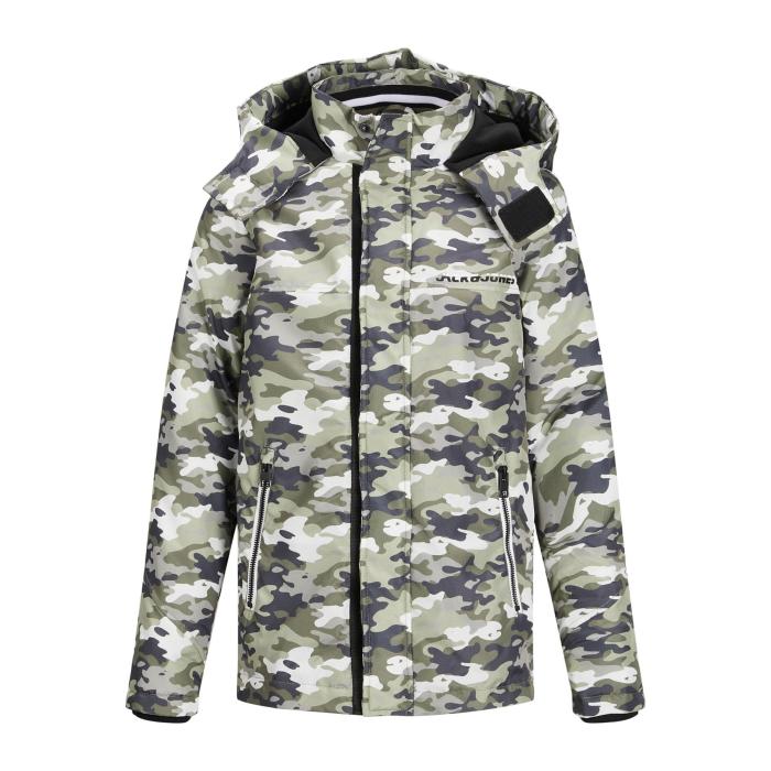 Μπουφάν αγόρι JACK & JONES-12201526-DUSTY OLIVE CAMO