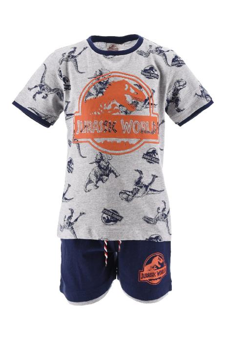 Σετ μακό αγόρι JURASSIC WORLD-EV1220-LGREY-organic cotton