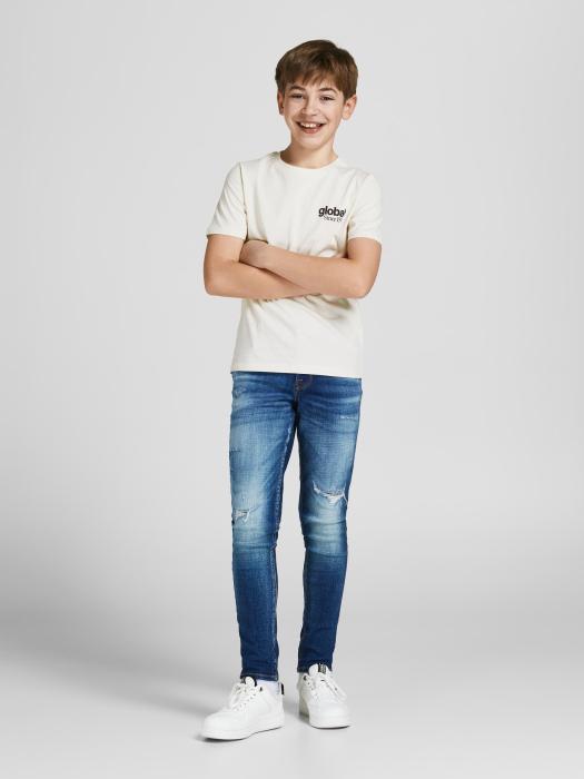 Μπλούζα μακό αγόρι JACK & JONES-12206448-Whisper White