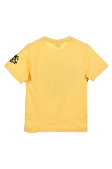 Μπλούζα μακό αγόρι JURASSIC WORLD-EV1222-YELLOW-organic cotton