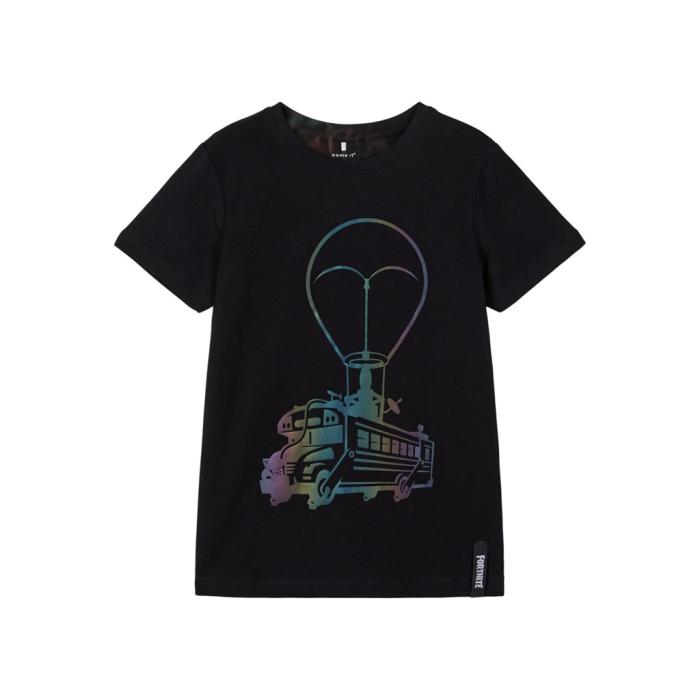 Μπλούζα αγόρι FORTNITE -13185769-BLACK organic cotton