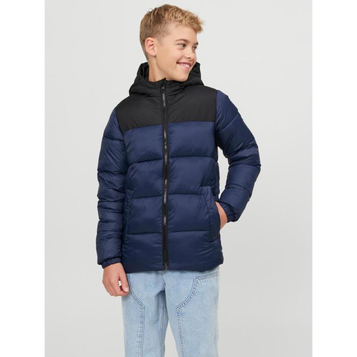 Μπουφάν puffer αγόρι Jack & Jones-12236884-Navy Blazer