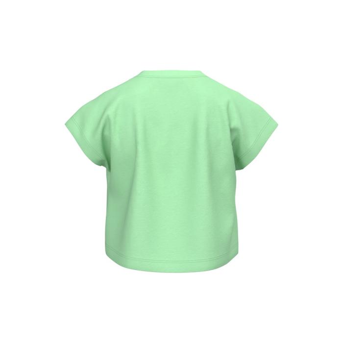 Μπλούζα μακό crop κορίτσι name it-13215793-Green Ash