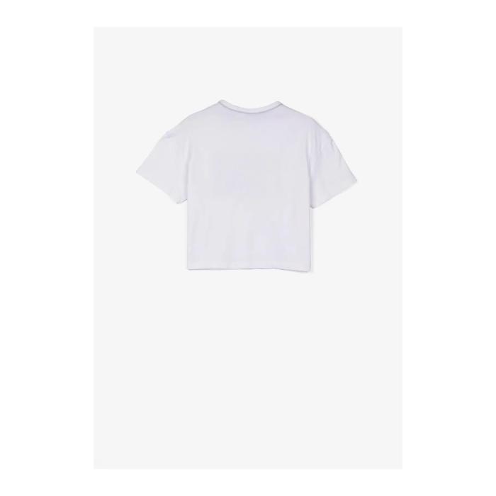 Μπλούζα crop κορίτσι Tiffossi-10043647-001-WHITE