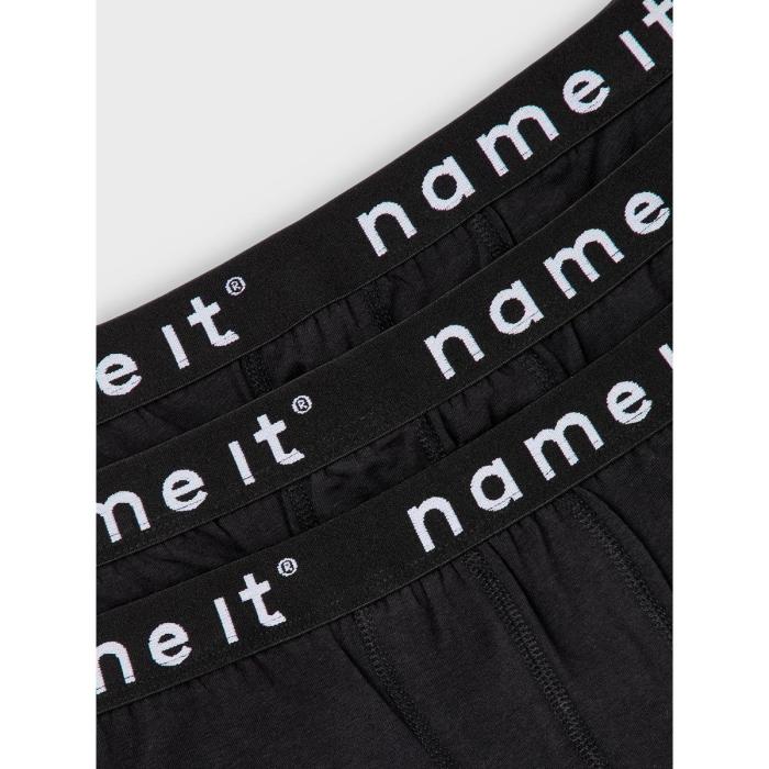 Εσώρουχα μπόξερ 3 pack αγόρι name it-13208836-Black