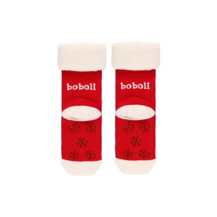 Κάλτσες unisex christmas Boboli-965189-3761-Ruby red