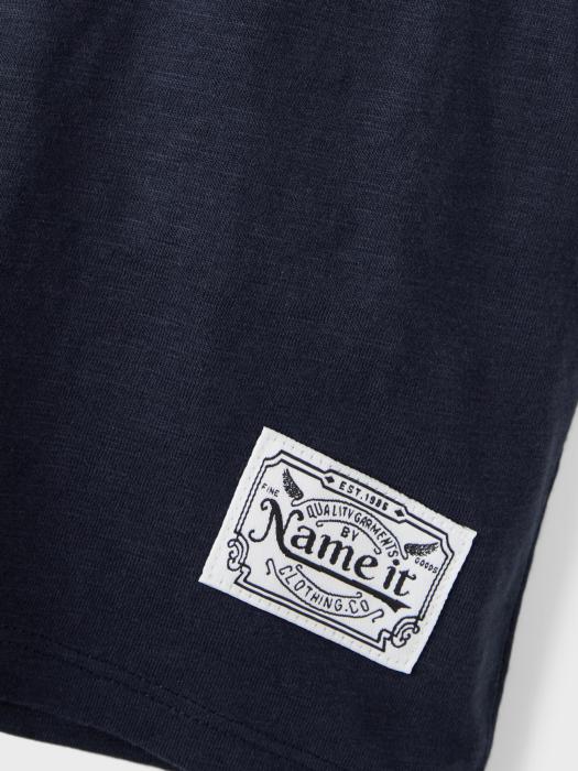 Μπλούζα μακό αγόρι name it-13202055-Dark Sapphire-organic cotton