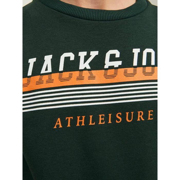 Μπλούζα φούτερ αγόρι JACK & JONES-12213282-Pine Grove