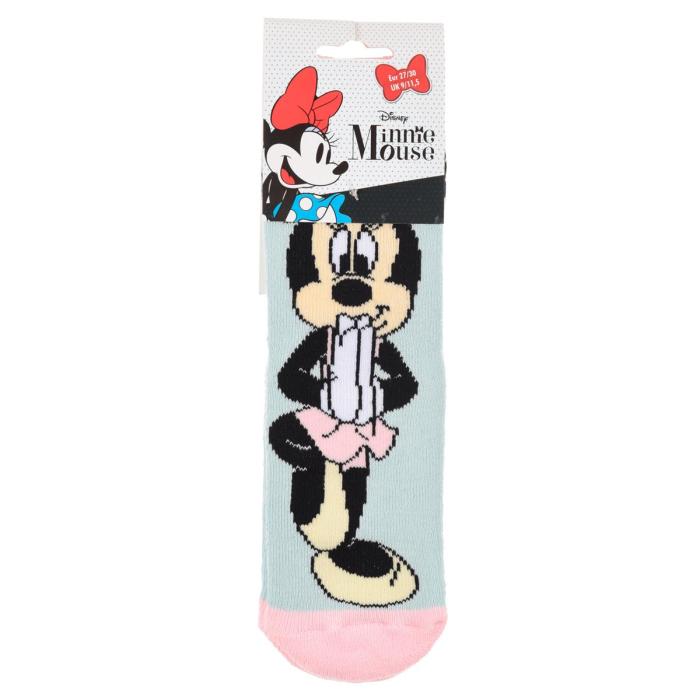 Κάλτσες αντιολισθητικές κορίτσι Minnie Mouse-HW0627-TURQUO