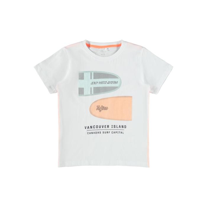 Μπλούζα μακό αγόρι Name it-13188173-BW organic cotton