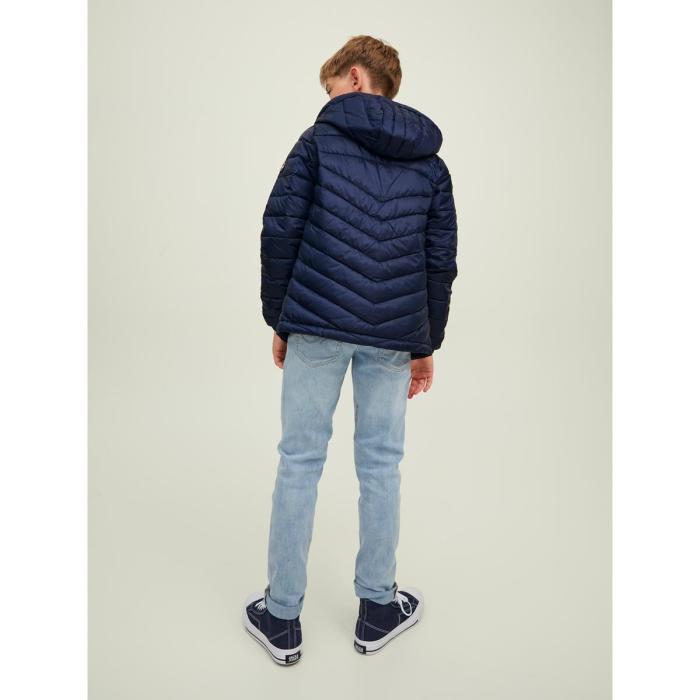 Μπουφάν puffer αγόρι Jack & Jones-12212568-Navy Blazer/Contrast