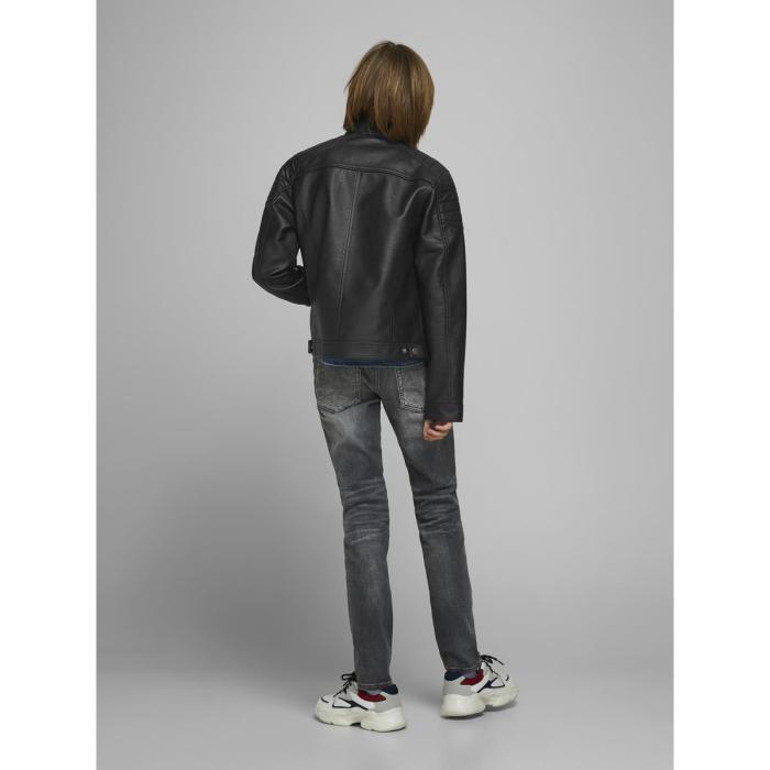 Μπουφάν Biker αγόρι Jack & Jones-12173956-BLACK